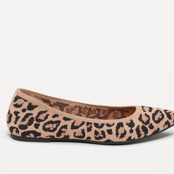 Soft Knit Pointed-Toe Ballet Flats Size 6.5 - Picture 2 of 7